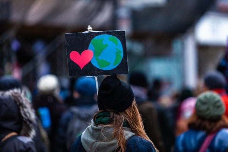 Environmental protestor