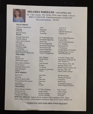 Delores Wheeler - Project Casting Gallery Image 8 Delores Wheeler - Gallery Image 8