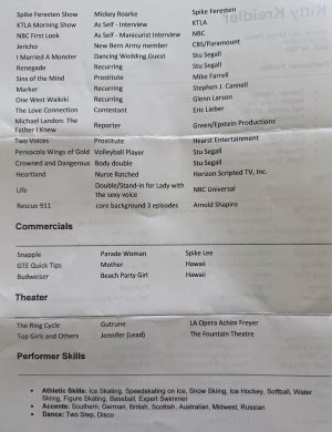 Susan ‘Kitty’ Kreidler - Project Casting Gallery Image 9 Susan ‘Kitty’ Kreidler - Gallery Image 9